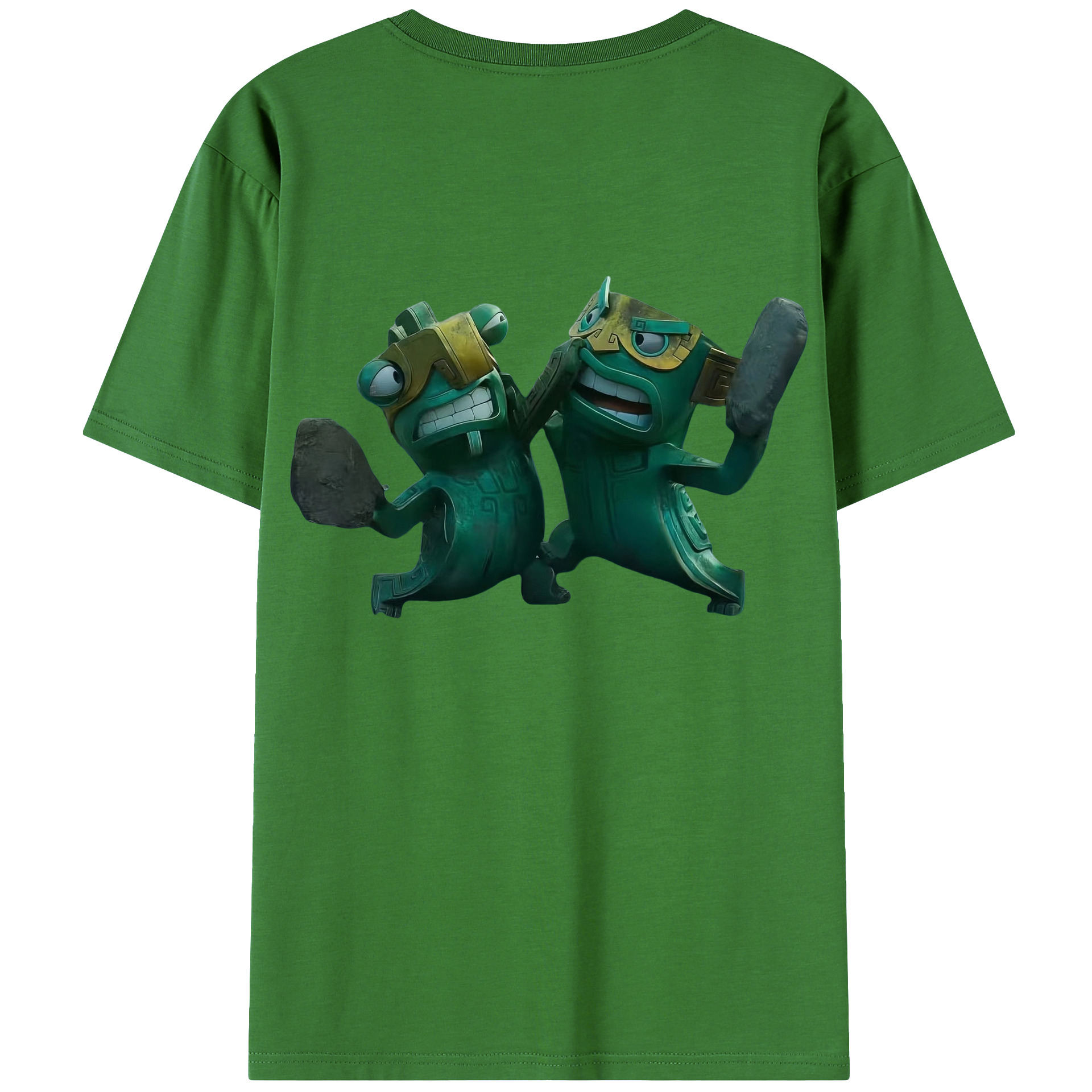 （画像用） Ne Zha 2 ナタ 魔童の大暴れ レディース半袖Tシャツ(バックプリント)